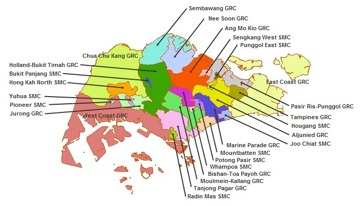 SG 2011 Districts Map